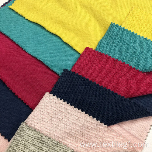 Soft CVC Terry Knitting Hoddies Fabric